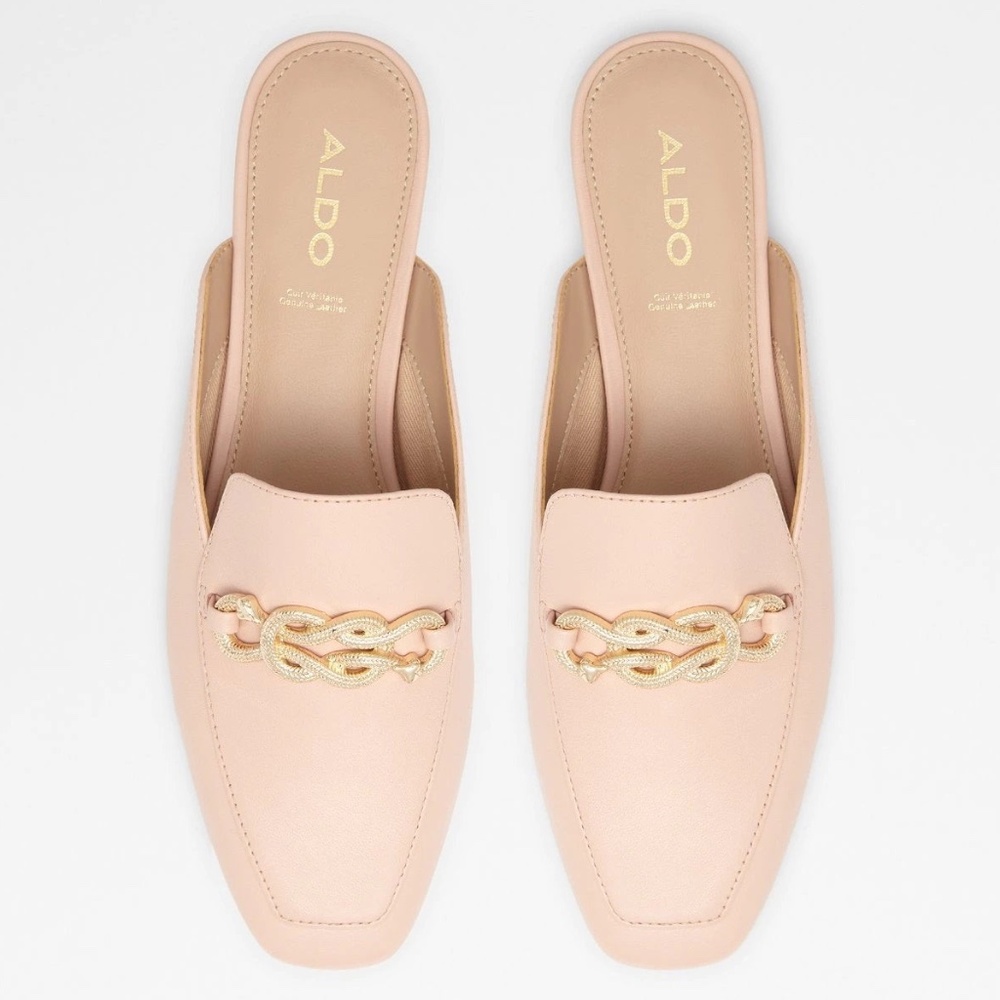 Aldo Leather Slip-On Mules/Shoes